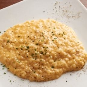Brown rice cheese risotto