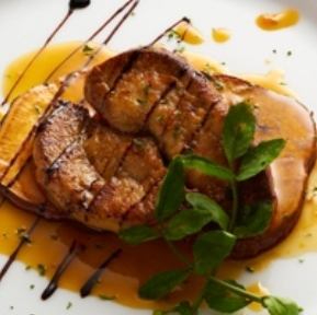 Sauteed foie gras with orange butter