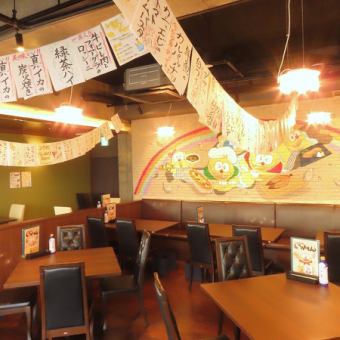 テーブル席は人数に応じてご用意しております。プライベートな飲み会や、お子様連れも大歓迎のカジュアルイタリアン酒場です◎貸切もご利用いただけますので、大切な日のお祝いなど様々なシチュエーションにご対応させていただきます☆