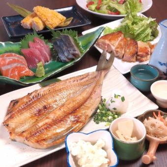 【のび太の宴コース】2時間飲み放題付き全7品4000円(税込)
