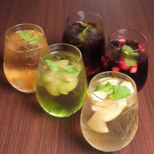 当店自慢！サングリアメニューも充実♪