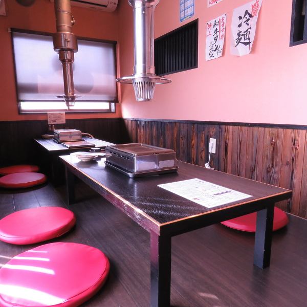 There are private rooms for 6 to 8 people.Since each room is a set, you can eat without worrying about contact.This room can be reserved for 6 people or more.