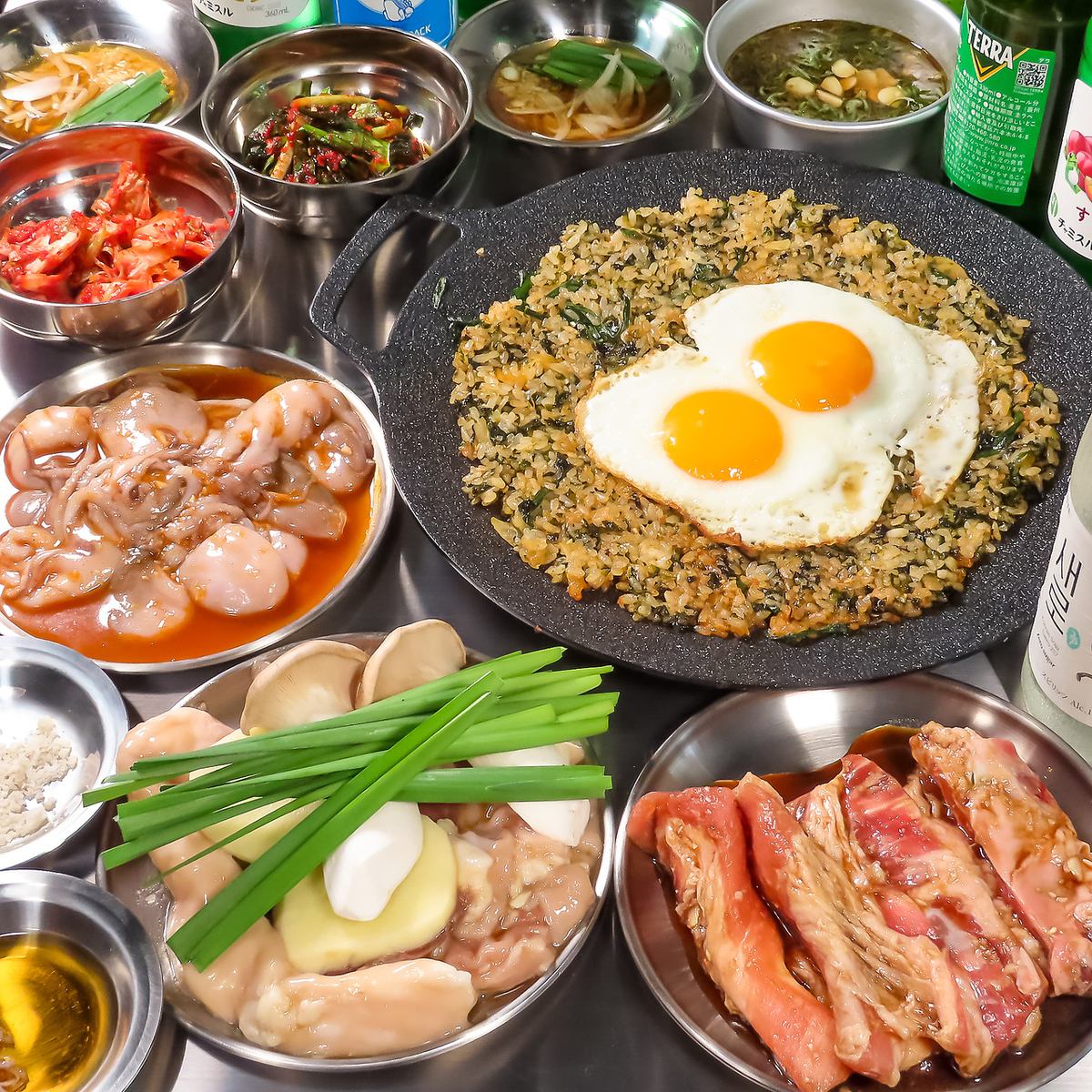 韓国のお店さながら！スタッフが美味しく調理するスタイルが大人気♪