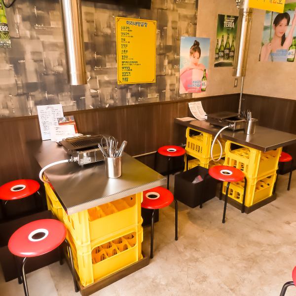 ≪韓国人もビックリ≫ 地元・川崎で本場釜山の雰囲気を味わえる当店は韓国好きにはたまらないスポット！店内は釜山を彷彿とさせる鮮やかな装飾と心地よい音楽が流れ、まるで韓国にいるかのような非日常感を演出☆バリエーション豊富な料理の数々は、どれも本格的な味わい。ぜひ、韓国気分を満喫しにお越しください！