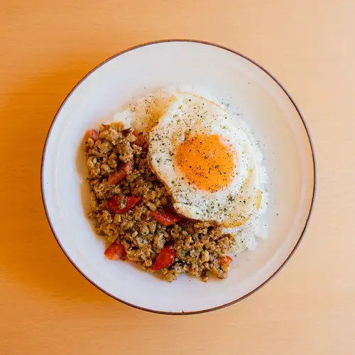 スパイシーガパオライス