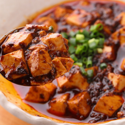 Authentic "Mapo tofu" that reproduces the authentic taste