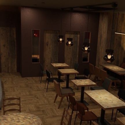 宁静的室内后墙上还有一扇门……☆