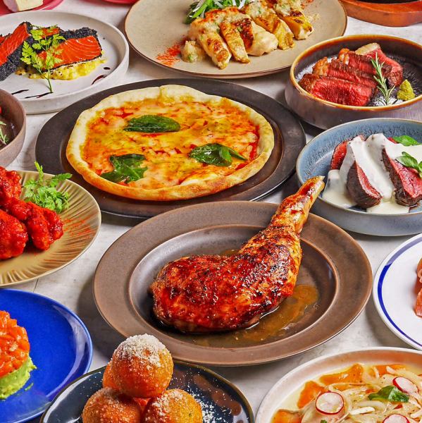 女子会などにもおすすめな肉&チーズコースは1980円~豊富にご用意☆