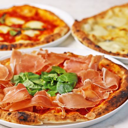 【忘新年会コース】窯焼きナポリピッツァ、希少部位ステーキなど全73種!プレミアムコース