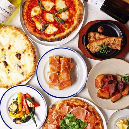 【本格イタリアンを満喫】はちみつの逸品や肉料理など食べ放題56品　お得コース　2480円