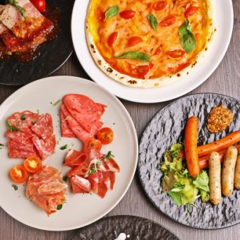 【ランチ】土日祝11:00～OPEN！はちみつの逸品や肉料理など食べ放題56品　お得コース　2480円