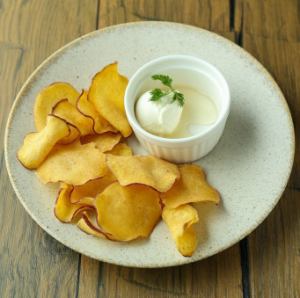 さつまいもハニーチップス～マスカルポーネディップ～