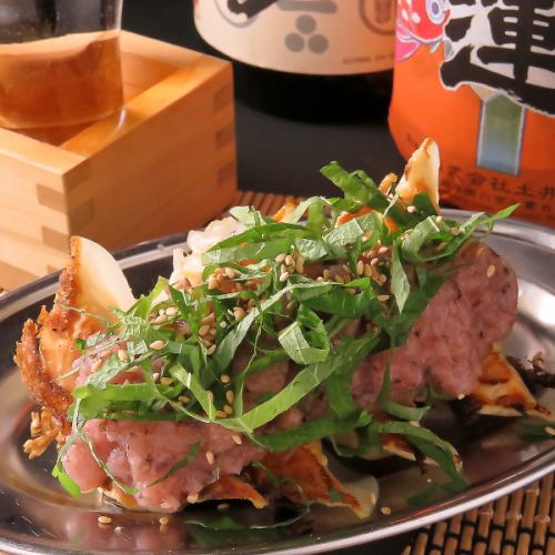 【カリカリ】おろし梅しそ餃子 4個