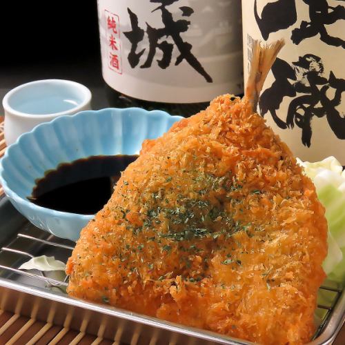 定番！！アジフライ