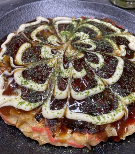 フワフワのお好み焼き！