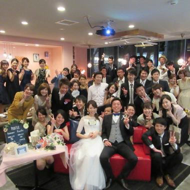 可容纳25人至55人的婚礼第二方!自制婚礼蛋糕及用!5000日元10个大好处(含税)