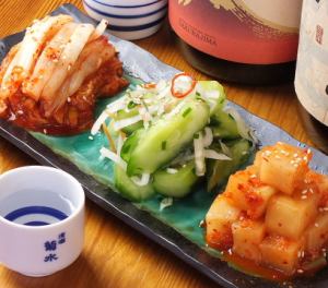 キムチ盛り合わせ