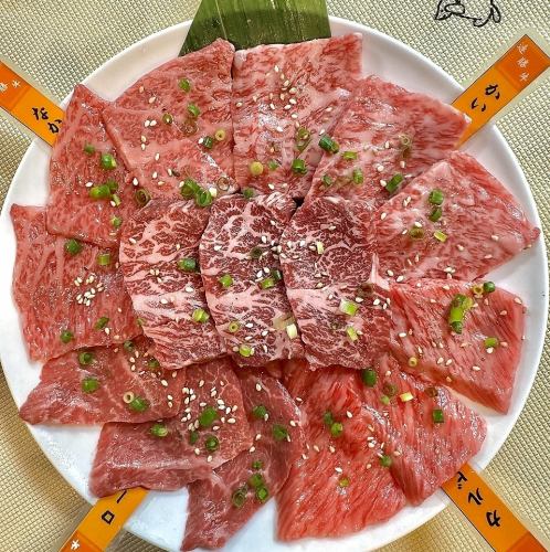 黒毛和牛ザブトン盛り合わせ