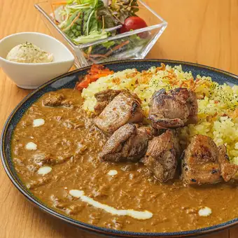 鶏の塩麹焼きカレーライス 小盛