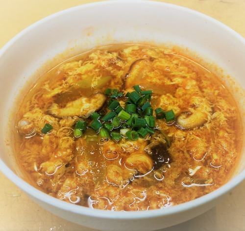 Delicious and spicy soup