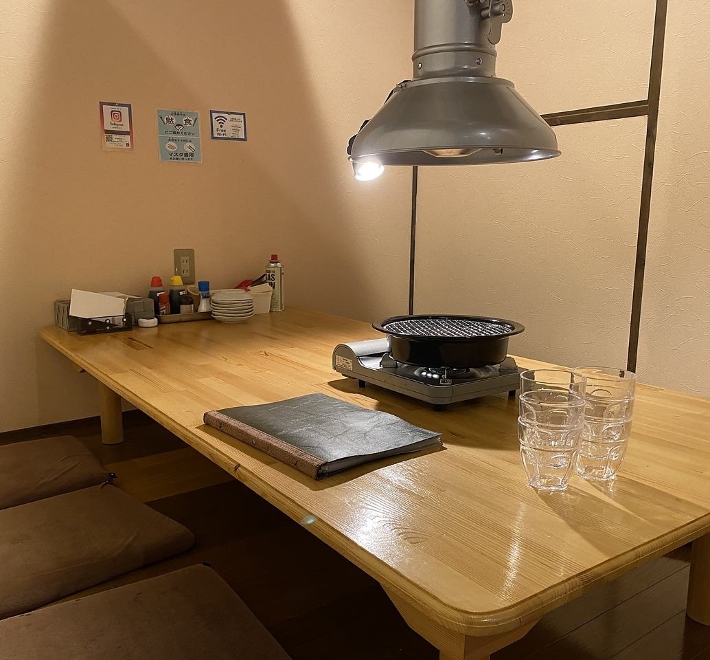 You can relax in the tatami room with a calm atmosphere ♪