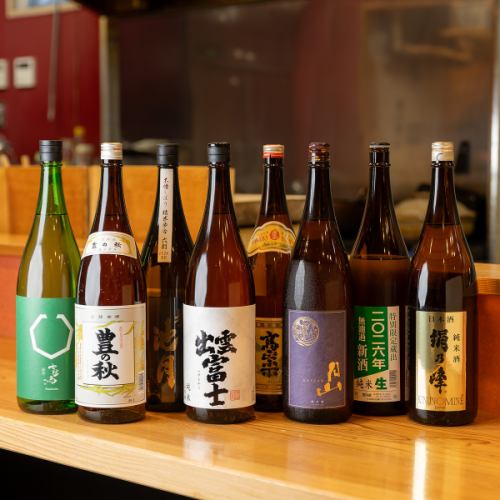 【提升食物風味】佐以山陰地區的當地清酒,令人回味無窮。