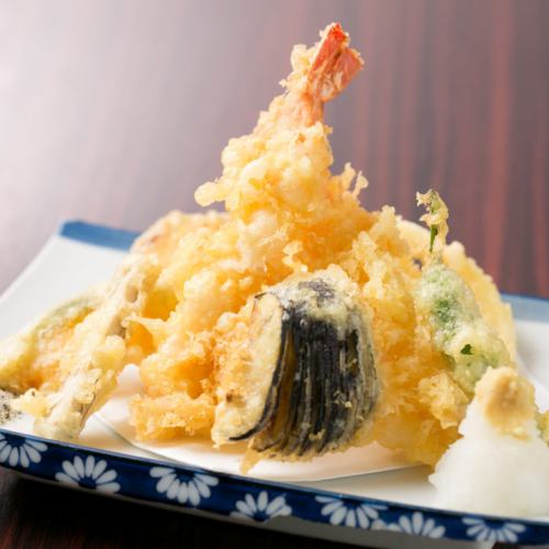 海老2本入り天ぷら盛り