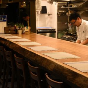 You can watch the process of our outstanding chefs preparing your food right before your eyes, which will whet your appetite even more.Please feel free to ask us about wine pairings.