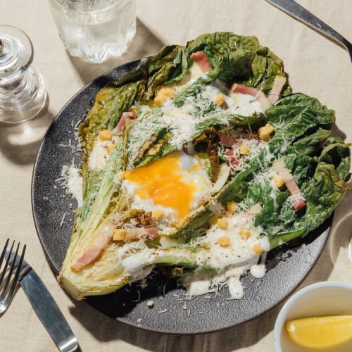  ロメインレタスのグリルシーザーサラダ / Grilled Caesar Salad
