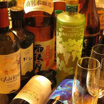 《プレミアム飲み放題》生ビールを含む飲み放題120分2500円(税込)