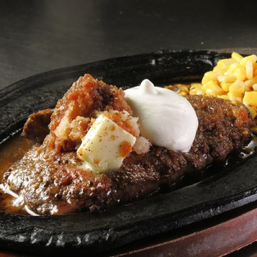 特製タレで旨味倍増!【ボリューム赤身リブロースステーキ】