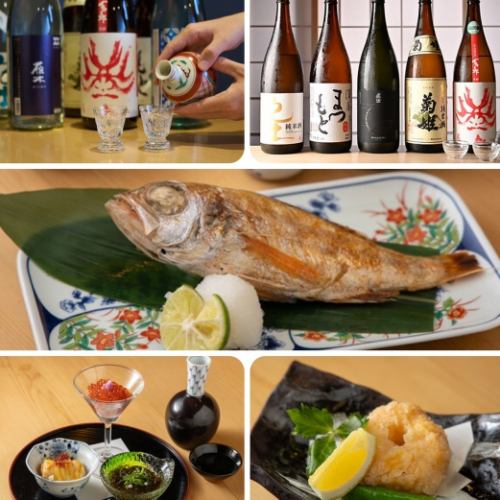 Our recommendation ■ Hanabishi Course Special <2.5 hours all-you-can-drink with selected sake + 10 dishes>