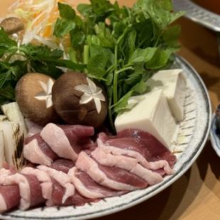 Limited time offer [2 hours all-you-can-drink included] Delicious broth "Duck" hotpot course All-inclusive 7000 yen course