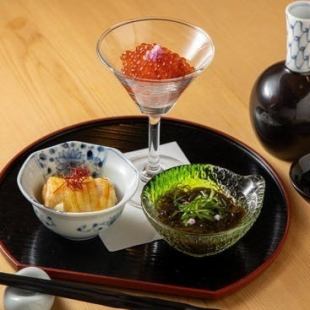 のどぐろ塩焼き・ふわふわ海老真丈など全10品【土日限定コース】日本酒含む2.5時間飲み放題付