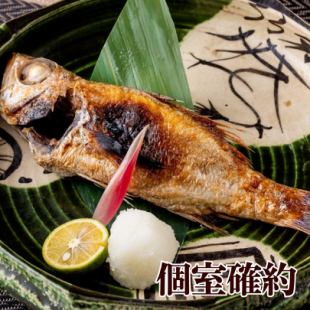 Private room guaranteed! A luxurious course featuring all-you-can-drink Nodoguro seabass! Souvenir included. [Shippou Course] 3 hours of all-you-can-drink including Yamazaki, Chita, and Japanese sake.