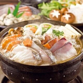 ★使用2樓座位★一色海鮮（味噌）火鍋6,500日元以下[含90分鐘無限暢飲] / 每人+1,000日元/8人以上
