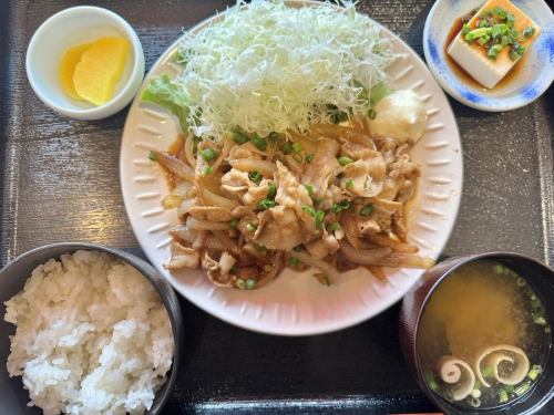 生姜焼き定食
