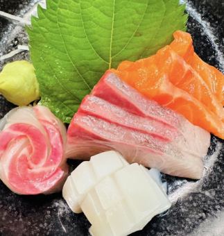 刺身盛合わせ　3種