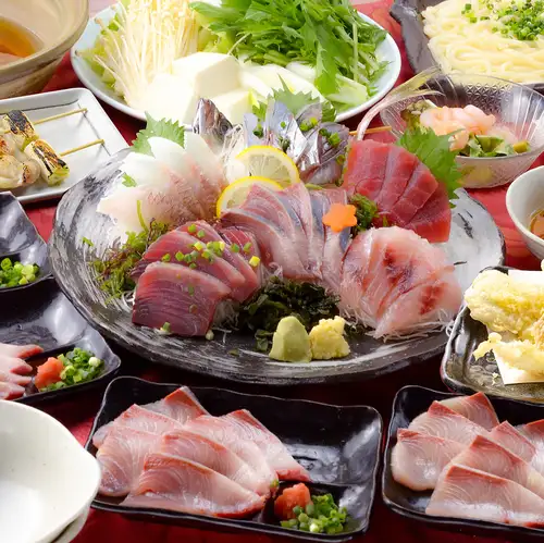 各種宴会に！【活締めブリのしゃぶしゃぶ鍋など料理8品＋2時間スタンダード飲み放題付 】5500円(税込)