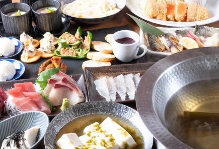 なお木。魚コース【2H 飲み放題込】