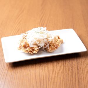 特製　唐揚げ　ネギ塩かけ