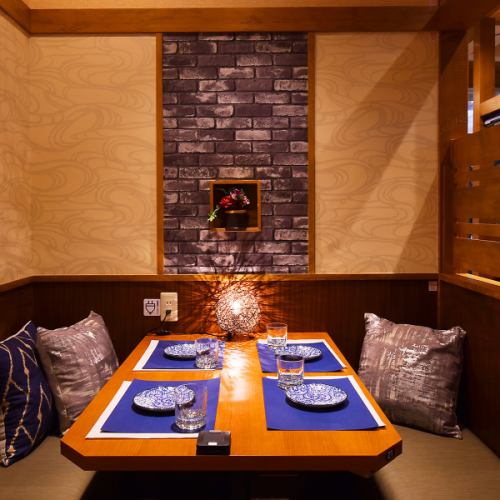 Many private rooms available ♪ Private room seats with partitions ◎ Can accommodate up to 2 people ♪