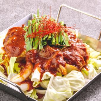 鶏(けい)ちゃん焼き ～醤油or味噌or辛味噌～　1人前