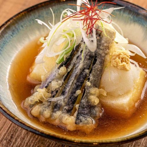 茄子と豆腐の揚げ出し
