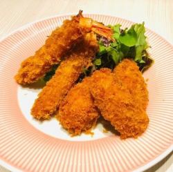 海老＆牡蠣フラ盛合わせ