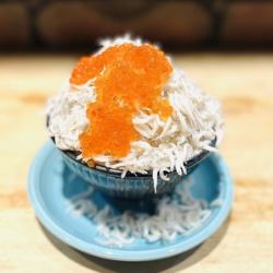 炙れ　しらすいくら丼