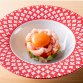 Shrimp Yukhoe (Mille-feuille Style)
