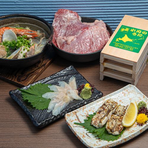 新鮮な海鮮を堪能できる♪