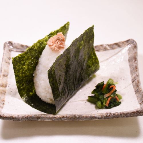 Onigiri (mentaiko, salmon)