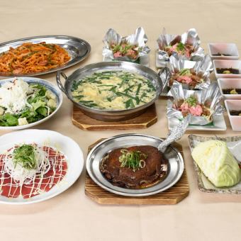 Specialty! Bunzoyaki chicken thigh course 4,000 yen <<2 hours of all-you-can-drink + 7 dishes>